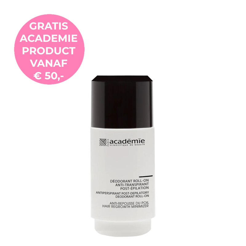 Academie Body Déodorant Roll On Anti Transpirant Post Epilation - Antiperspirant Post Depilatory Deodorant Roll On 50ml (nog 1 op voorraad)