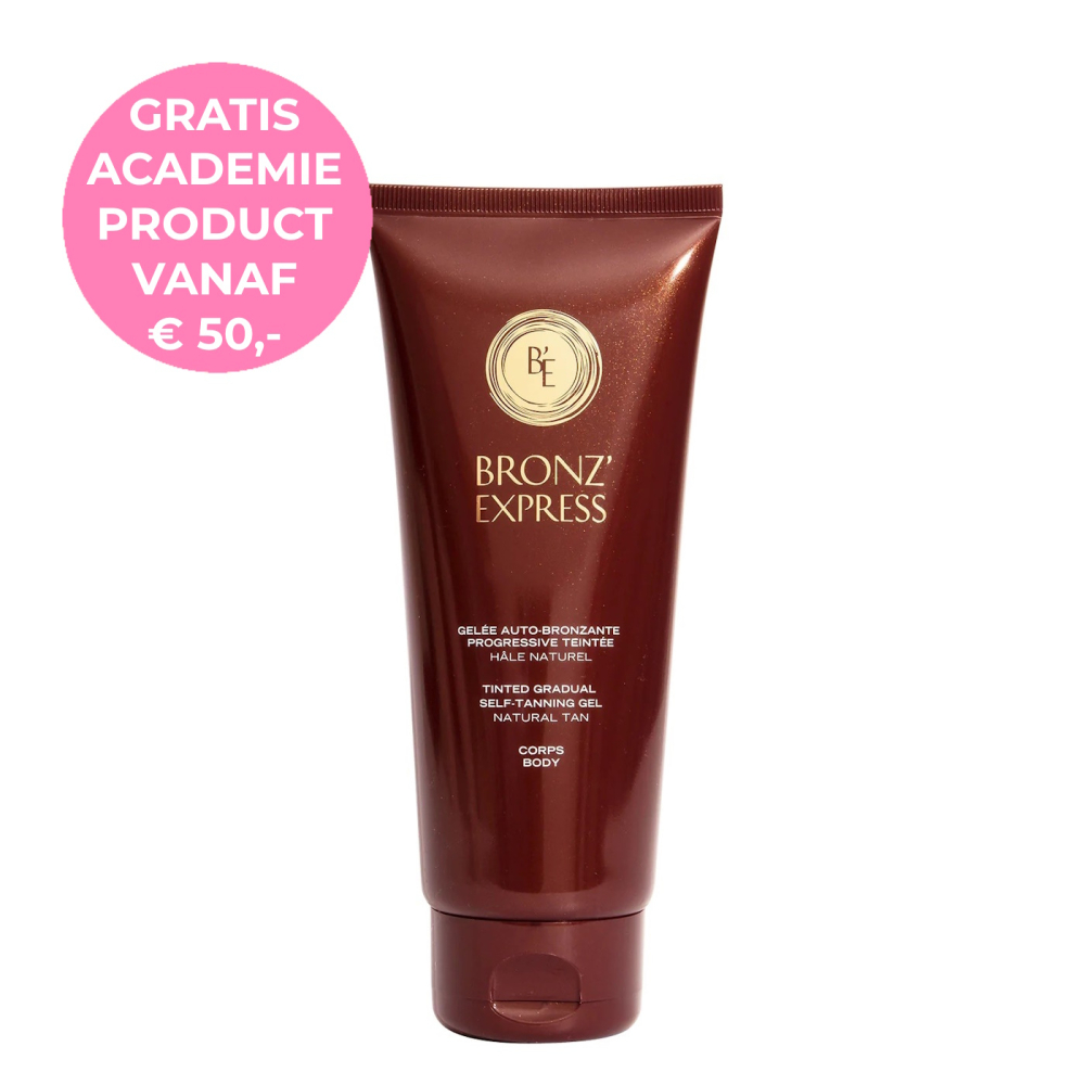 Academie Bronz Express Gelee Auto Bronzante Progressive Teintee - Tinted Gradual Self Tanning Gel 200ml (nog 1 op voorraad)