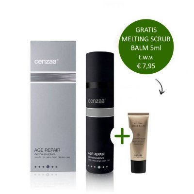 Cenzaa Derma Sculpture 50ml incl. gratis Melting Scrub Balm 5ml