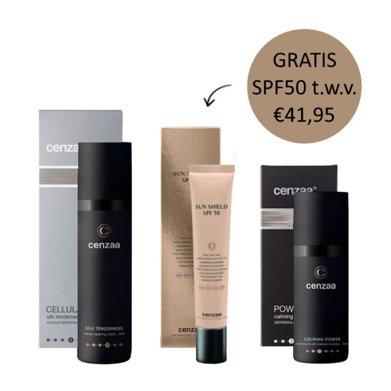 Cenzaa Silk Tenderness Power Sun Voordeel Set