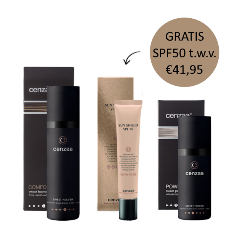 Cenzaa Sweet Heaven Power Sun Voordeel Set