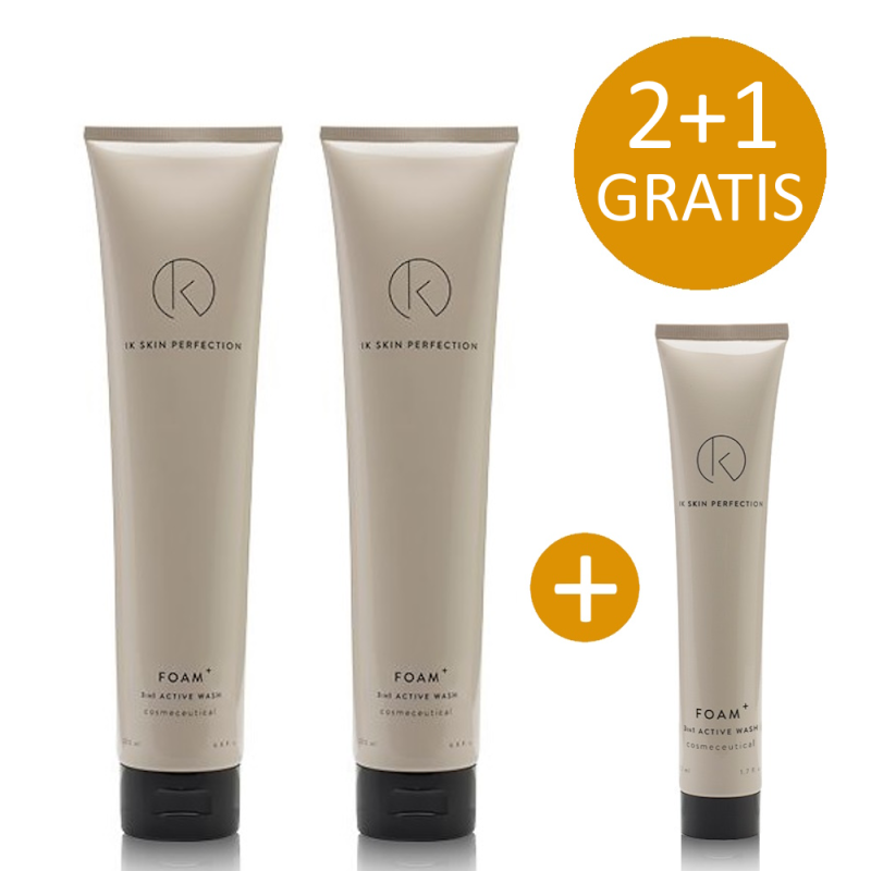 2+1 ACTIE - 2x Ik Skin Perfection Foam+ 200ml incl. gratis Travel Size 50ml