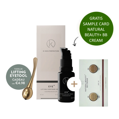 Ik Skin Perfection Eye+ Lifting Contour Cream 15ml incl. gratis Sample Card Natural Beauty+ BB Cream