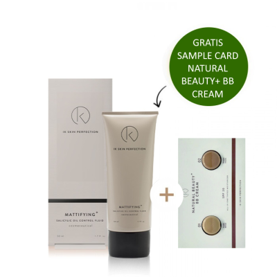 Ik Skin Perfection Mattifying+ 50ml (opvolger Ahamax) incl. gratis Sample Card Natural Beauty+ BB Cream Ik Skin Perfection Mattifying+ 50ml (opvolger Ahamax) incl. gratis Sample Card Natural Beauty+ BB Cream