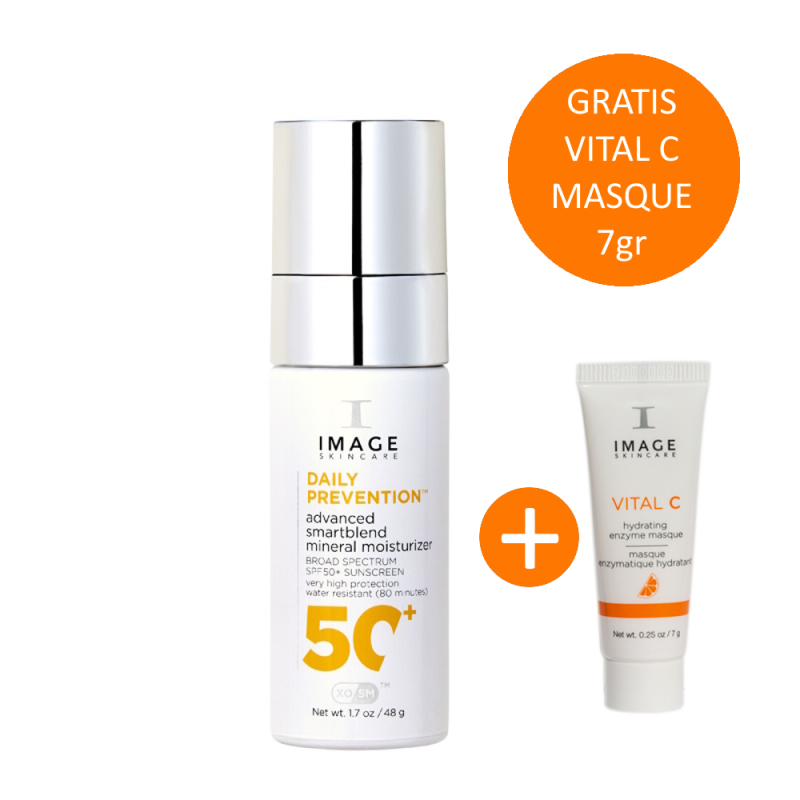 Image DAILY PREVENTION - Advanced Smartblend Mineral Moisturizer SPF 50 incl. Hydrating Enzyme Masque 7gr