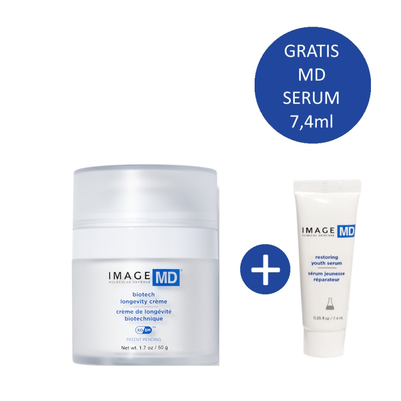 Image MD - Biotech Longevity Crème incl. Restoring Youth Serum 7.4ml