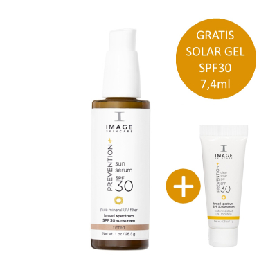 Image PREVENTION+ Sun Serum SPF 30 Tinted incl. Clear Solar Gel SPF 30 7.4ml