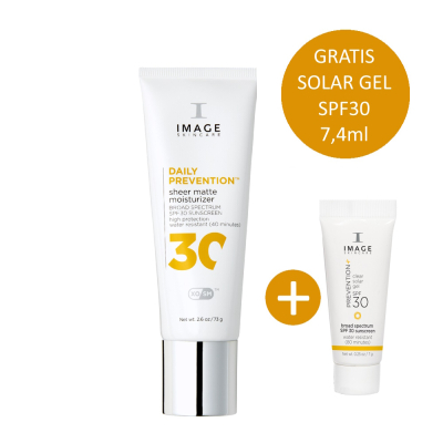 Image DAILY PREVENTION - Sheer Matte Moisturizer SPF 30 incl. Clear Solar Gel SPF 30 7.4ml Image DAILY PREVENTION - Sheer Matte Moisturizer SPF 30 incl. Clear Solar Gel SPF 30 7.4ml