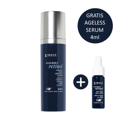 Image AGELESS+ Retinol - Treatment Creme 1.2 Retinol Complex incl. serum 4ml Image AGELESS+ Retinol - Treatment Creme 1.2 Retinol Complex incl. serum 4ml