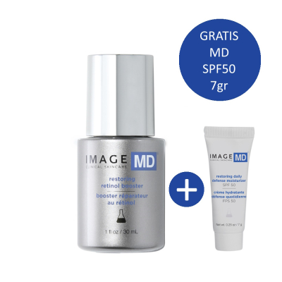 Image MD - Restoring Retinol Booster incl. Restoring Daily Defense Moisturizer SPF50 7gr