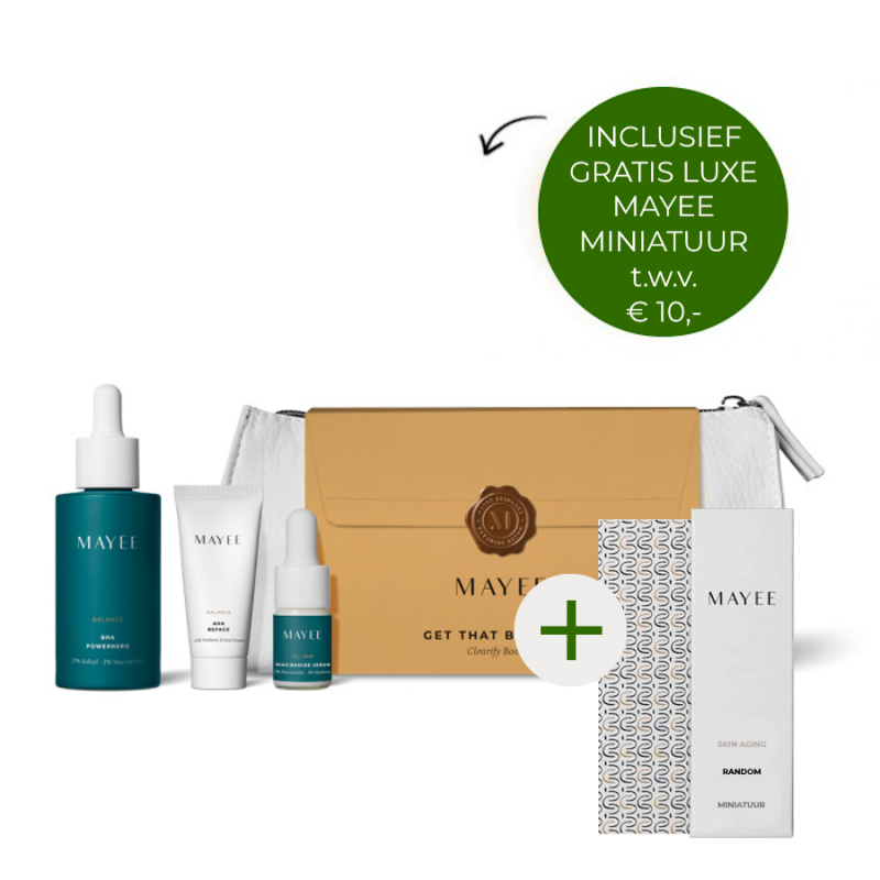 Mayee Get That Balance Set + gratis Mayee luxe miniatuur t.w.v. €10,-