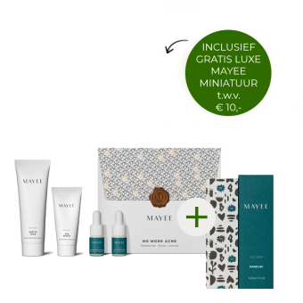 Mayee No More Acne Kit + gratis Mayee luxe miniatuur t.w.v. €10,-