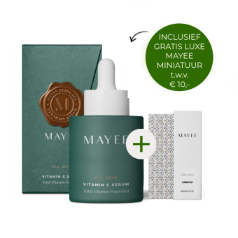 Mayee Vitamin C Serum 30ml + gratis Mayee luxe miniatuur t.w.v. €10,-
