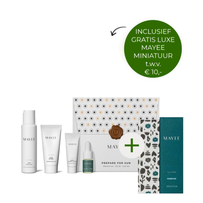 Mayee Prepare For Sun Kit + gratis Mayee luxe miniatuur t.w.v. €10,-