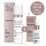 Mesoestetic Age Element Anti-Wrinkle Night Cream 50ml incl. gratis Travel Size serum 5ml