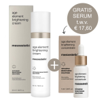 Mesoestetic Age Element Brightening Cream 50ml incl. gratis Travel Size serum 5ml