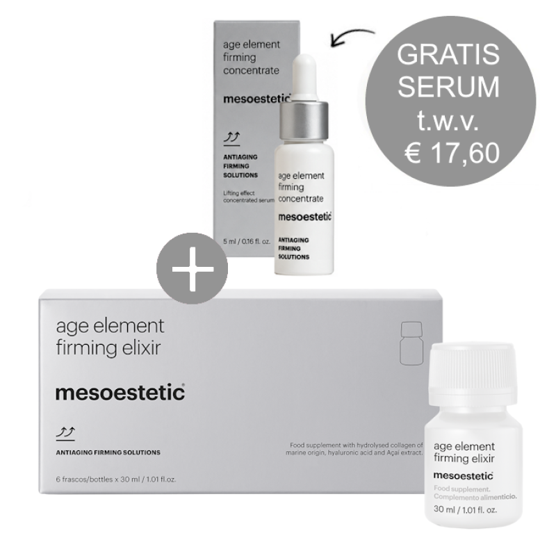 Mesoestetic Age Element Firming Elixer 6x 30ml incl. gratis Travel Size serum 5ml