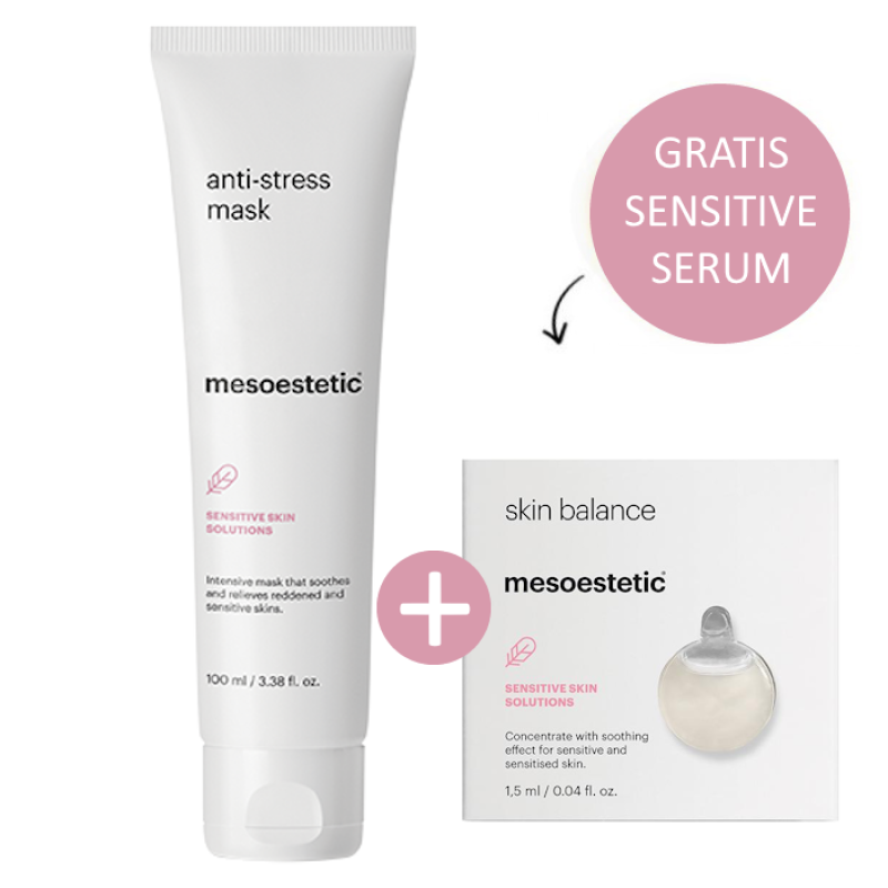 Mesoestetic Anti-Stress Face Mask 100ml incl. gratis serum