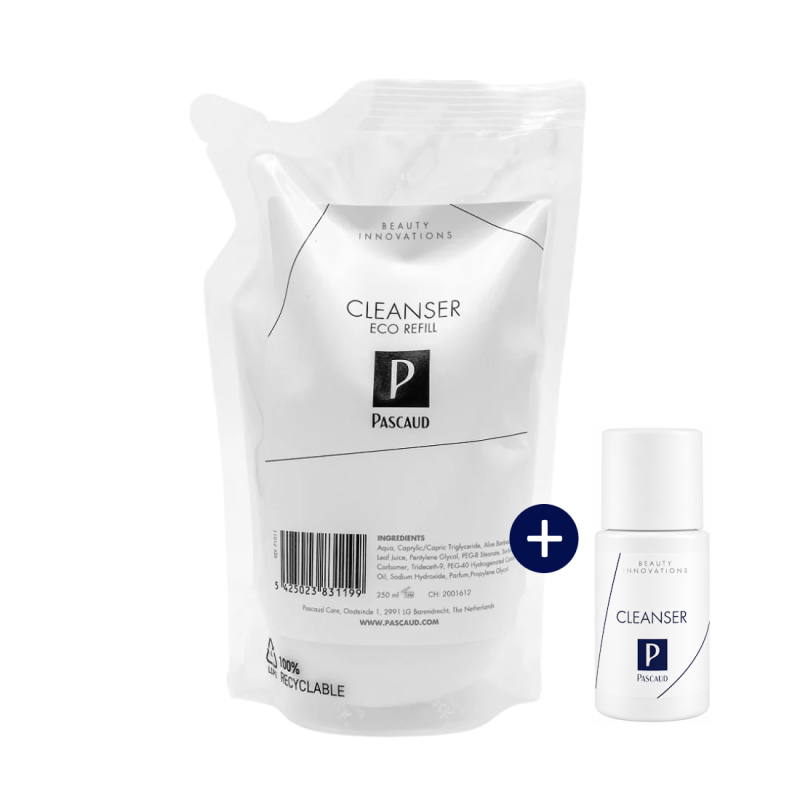 Pascaud Cleanser Eco-Refill 250ml incl. gratis travel cleanser 30ml