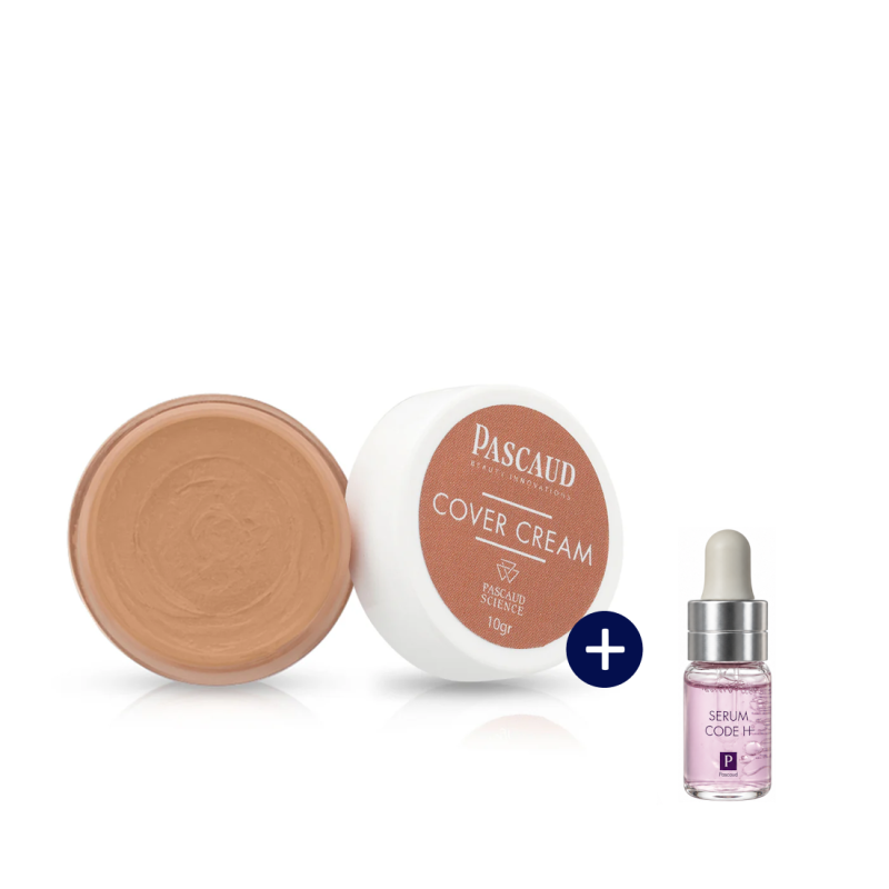 Pascaud Cover Cream Apricot 10gr incl. gratis miniatuur code H serum 3ml