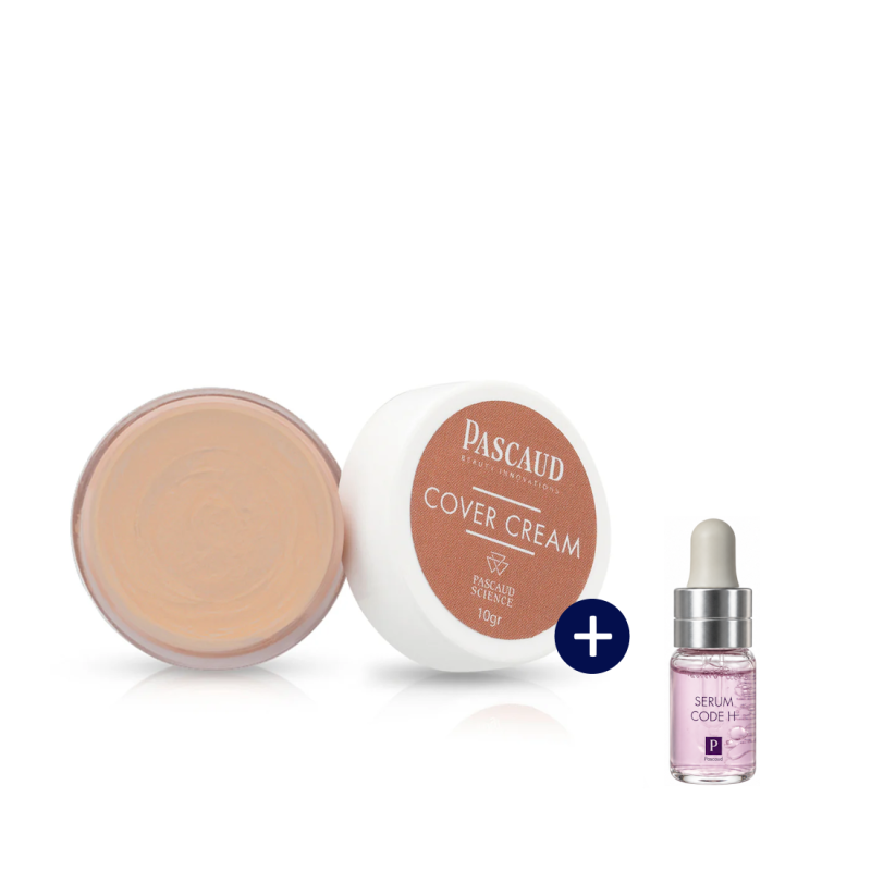 Pascaud Cover Cream Natural Tan 10gr incl. gratis miniatuur code H serum 3ml