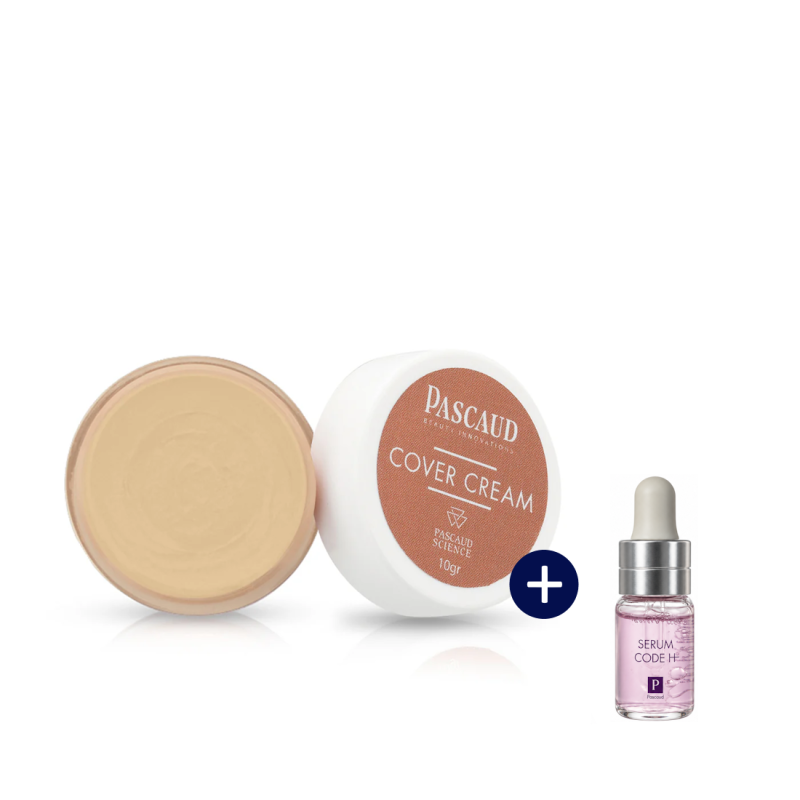 Pascaud Cover Cream Peach 10gr incl. gratis miniatuur code H serum 3ml