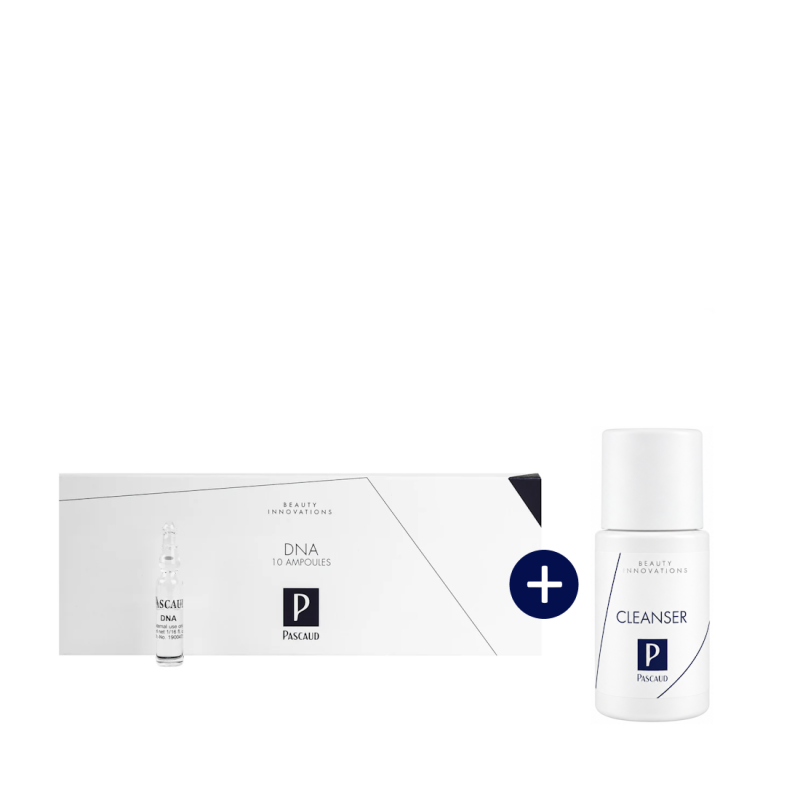 Pascaud 10x 2ml DNA Ampoules incl. gratis travel cleanser 30ml