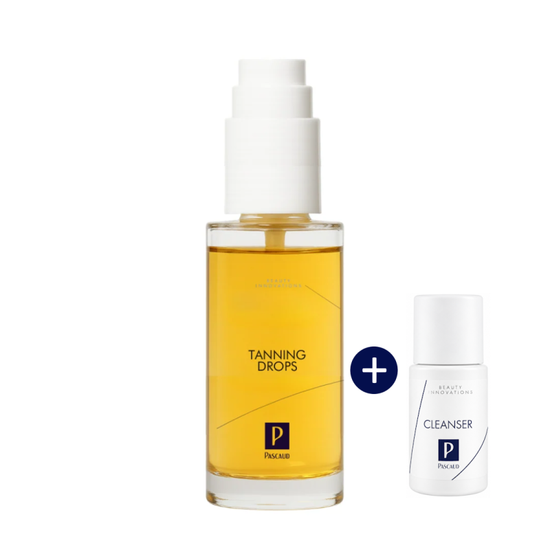 Pascaud Tanning Drops Face - Body 50ml incl. gratis travel cleanser 30ml