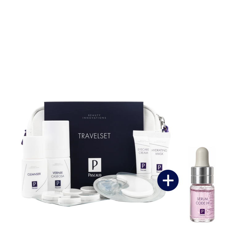 Pascaud Travel Set incl. gratis miniatuur code H serum 3ml