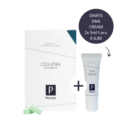 Pascaud Cell-Xtra 60 tabletten incl. gratis DNA Cream 2x 5ml