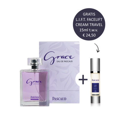 Pascaud Grace Eau de Parfum 100ml incl. gratis L.I.F.T. Facelift Cream 15ml