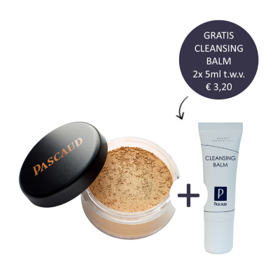 Pascaud Mineral Foundation 030 7gr incl. gratis Cleansing Balm 2x 5ml