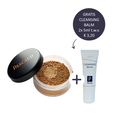 Pascaud Mineral Foundation 040 7gr incl. gratis Cleansing Balm 2x 5ml