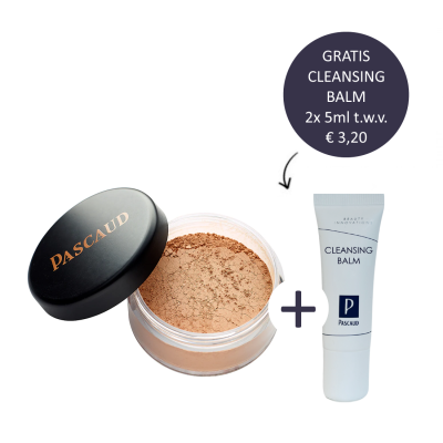 Pascaud Mineral Foundation 050 7gr incl. gratis Cleansing Balm 2x 5ml