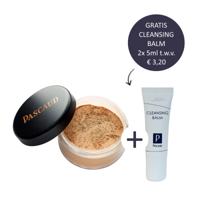 Pascaud Mineral Foundation 060 7gr incl. gratis Cleansing Balm 2x 5ml
