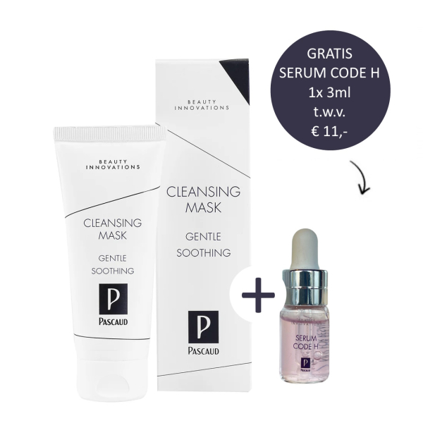 Pascaud Cleansing Mask Gentle Soothing 75ml incl. gratis Serum Code H 1x 3ml