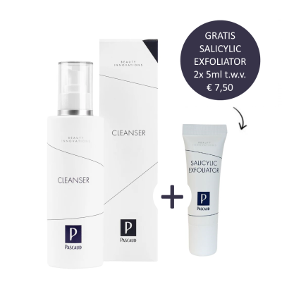 Pascaud Cleanser 250ml incl. gratis Salicylic Exfoliator 2x 5ml