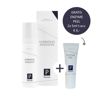 Pascaud Hydrating Emulsion 50ml incl. gratis Enzyme Peel 2x 5ml