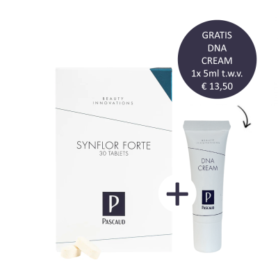 Pascaud Synflor Forte 30 tabletten incl. gratis DNA Cream 1x 5ml (tijdelijk niet leverbaar)