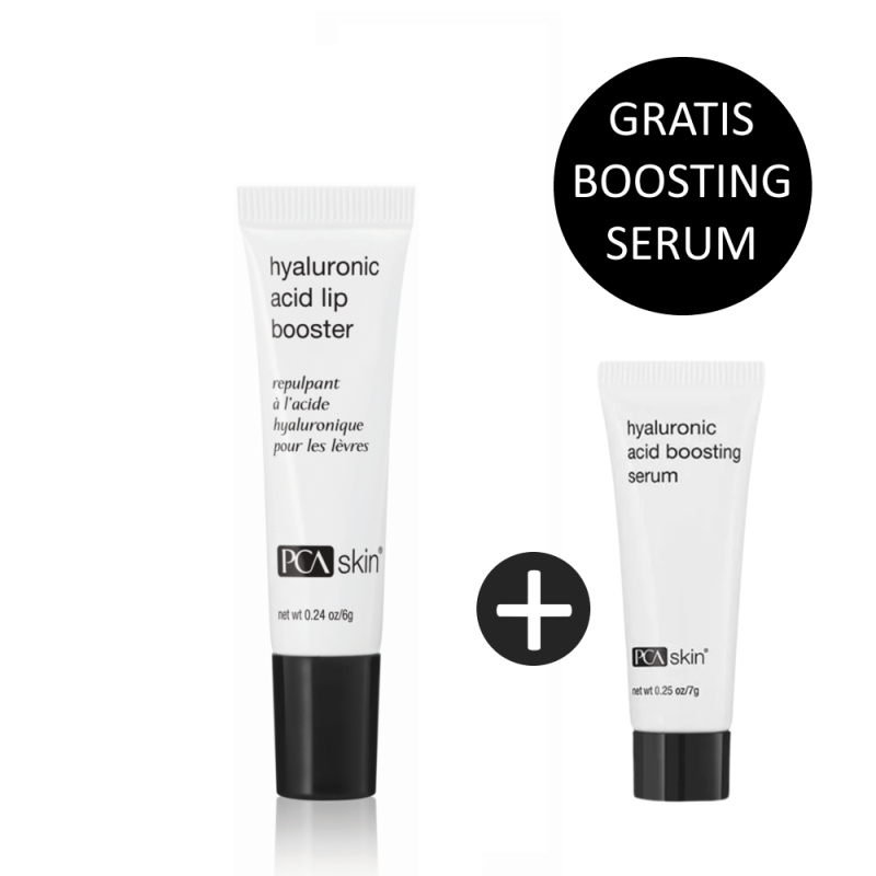 PCA Skin Hyaluronic Acid Lip Booster 6gr incl. gratis Hyaluronic Acid Boosting Serum 7ml
