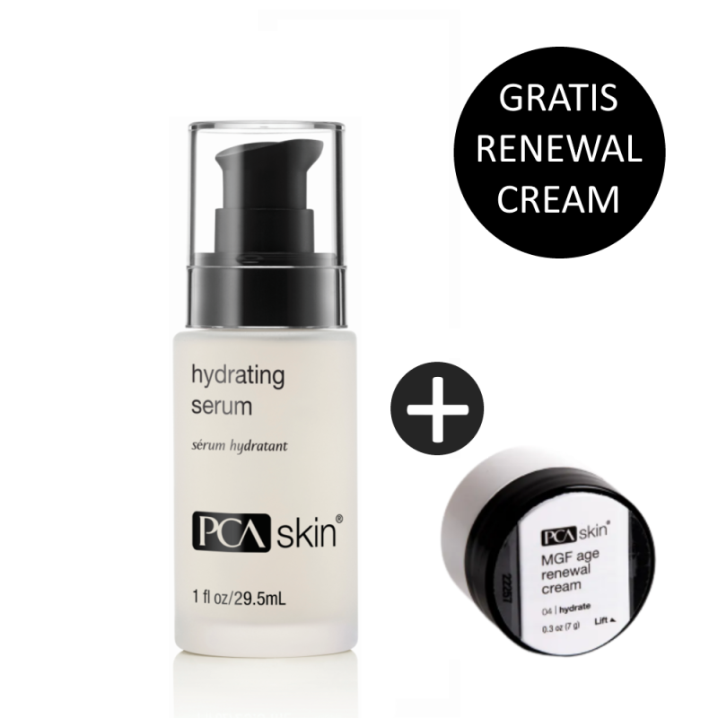PCA Skin Hydrating Serum 29,5ml incl. gratis MGF Age Renewal Cream 8ml