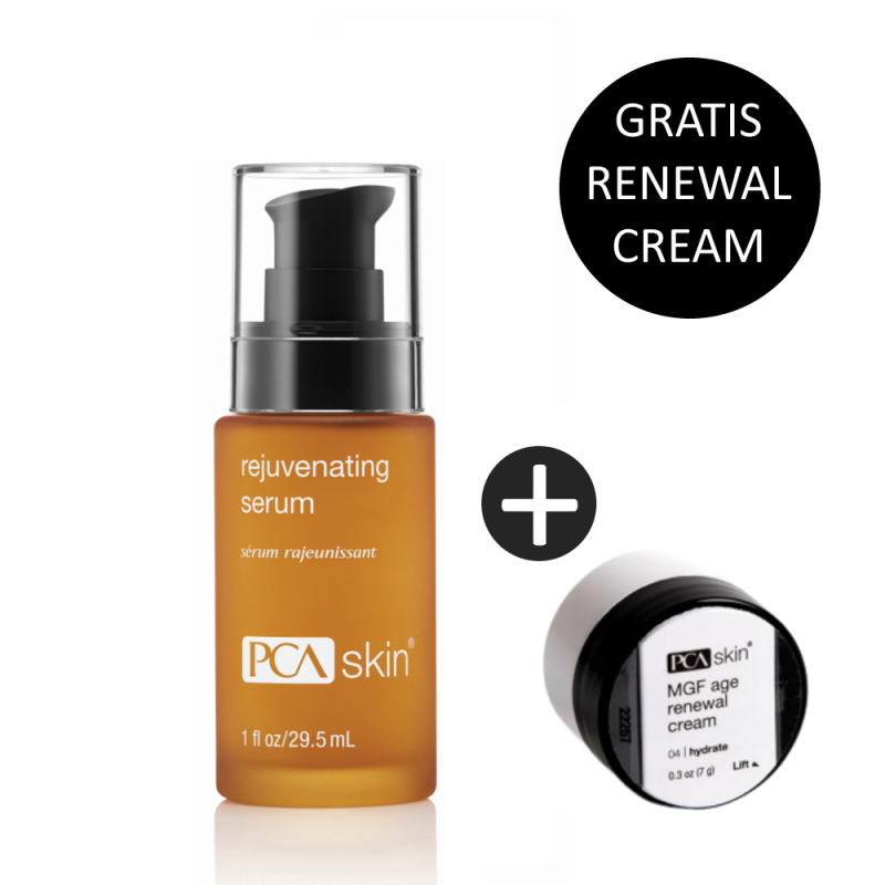 PCA Skin Rejuvenating Serum 29,5ml incl. gratis MGF Age Renewal Cream 8ml